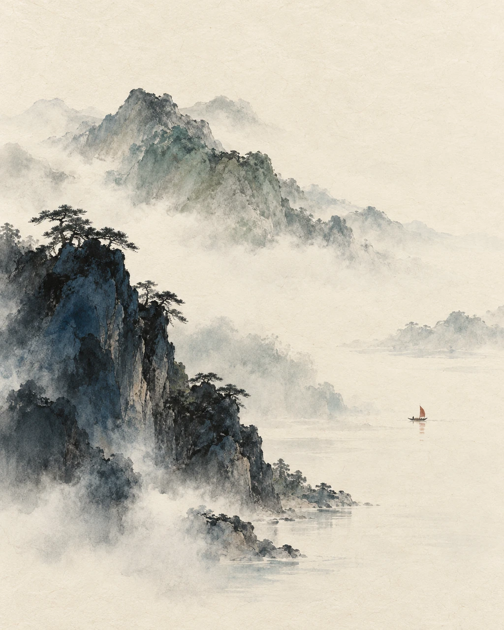 东方水墨 · 远岸